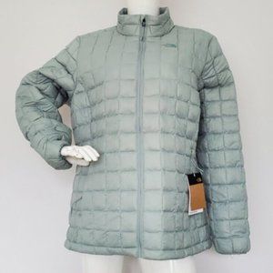 THE NORTH FACE WOMEN'S THERMOBALL ECO JACKET Silver Blue size XXL